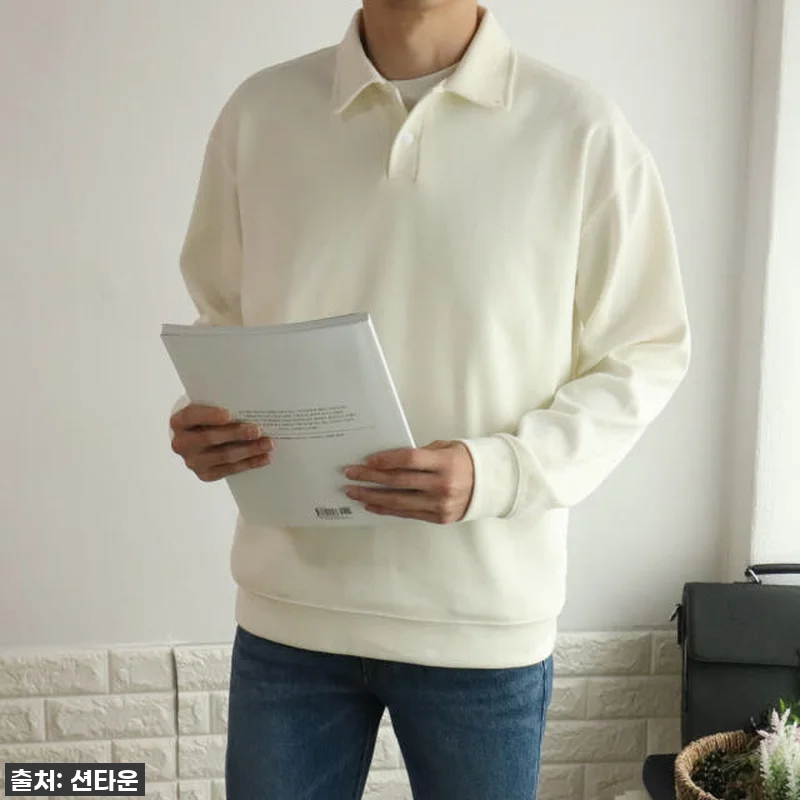 가을 필수템! 품절임박 '카라 맨투맨 관련 이미지 2