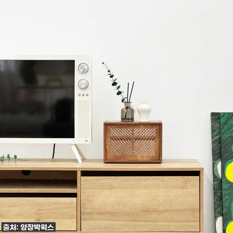 양장박웍스 셋톱박스 우드 정리함 공유 관련 이미지 3