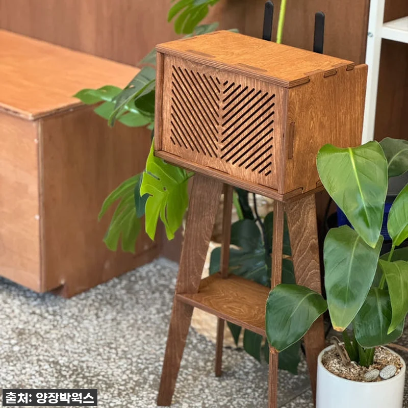 양장박웍스 셋톱박스 우드 정리함 공유 관련 이미지 4