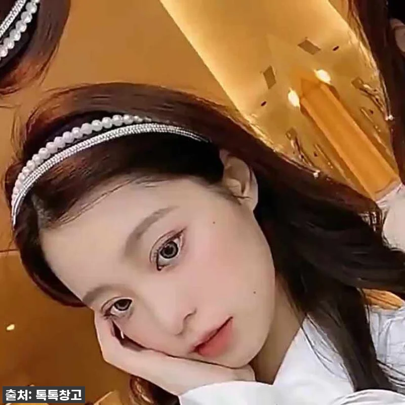 이 가격 실화?! ✨두줄 진주 큐빅 관련 이미지 10