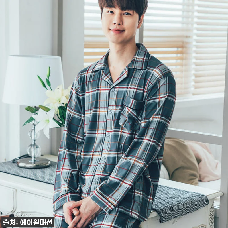 도씨 남자파자마 피치기모 커플 잠옷, 관련 이미지 1