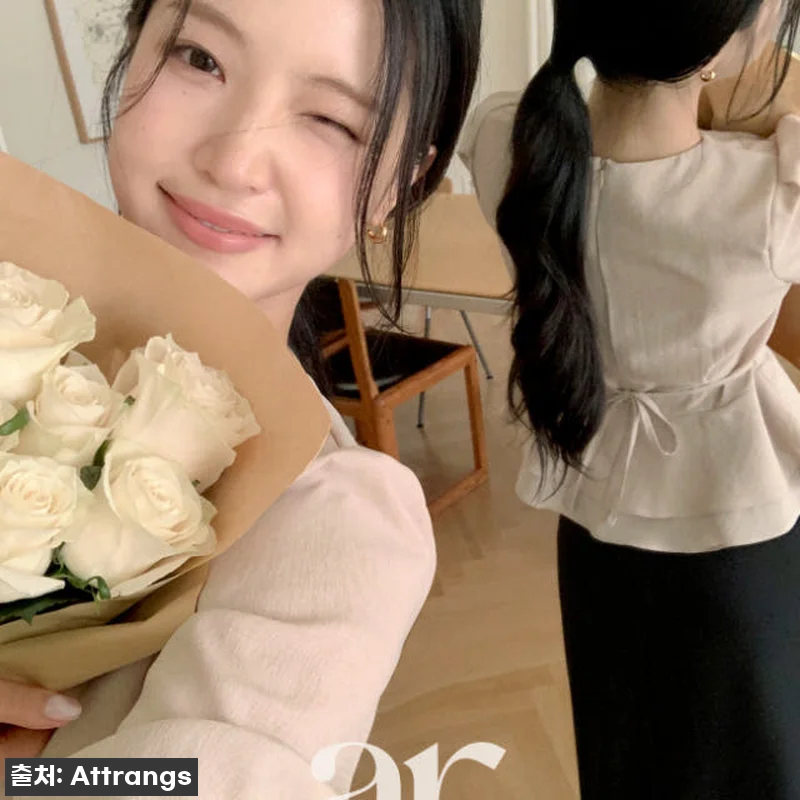품절대란 예상! 리본 스트랩 페플럼 관련 이미지 1