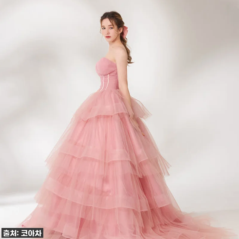 이슈템 핑크 유색드레스, 브라이덜샤워 관련 이미지 2