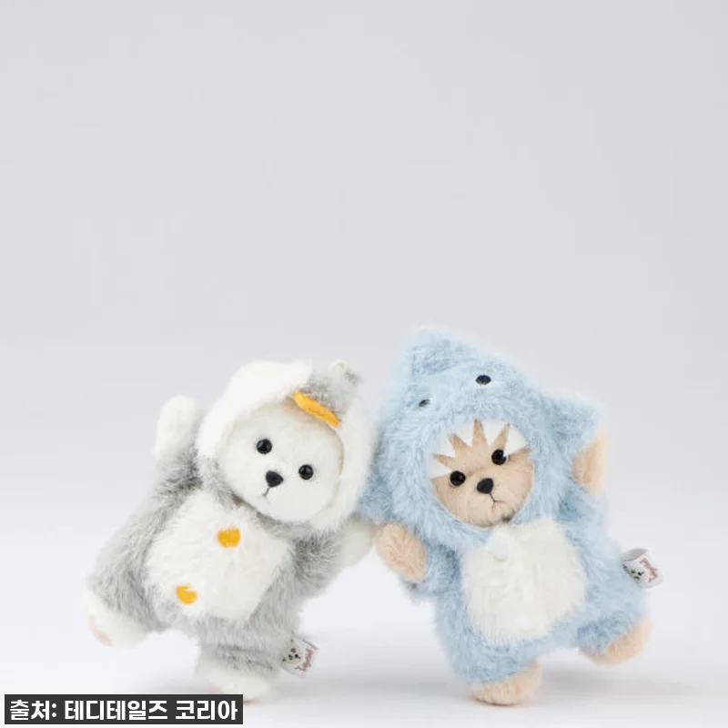 테디테일즈 레나베어 키링 상어/펭귄 관련 이미지 2