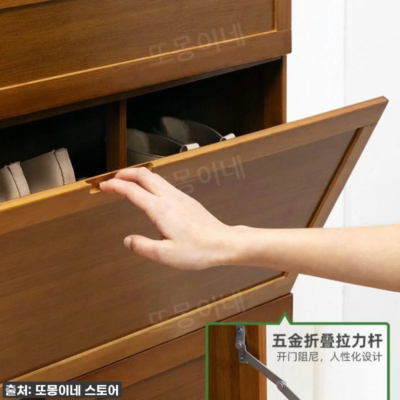 현관 인테리어 고민 끝! 오픈형 원목 관련 이미지 3