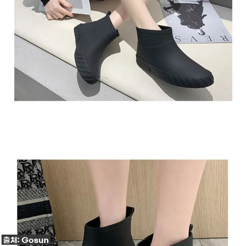 귀여운 키높이 레인부츠 여성 패션 예 관련 이미지 4