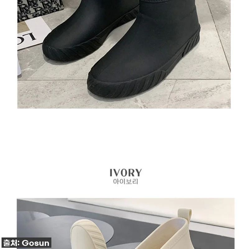 귀여운 키높이 레인부츠 여성 패션 예 관련 이미지 5
