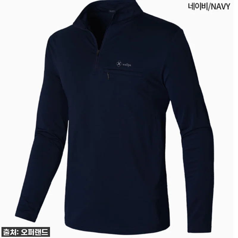 파워 스트레치 베이직 집업 티셔츠 남 관련 이미지 7