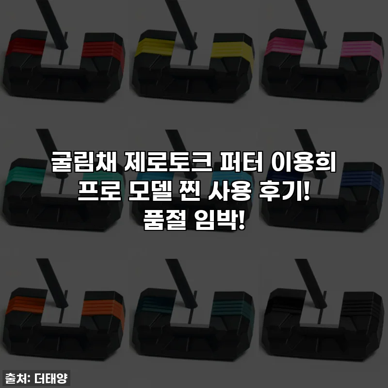 굴림채 제로토크 퍼터 이용희 프로 모델 찐 사용 후기! 품절 임박!