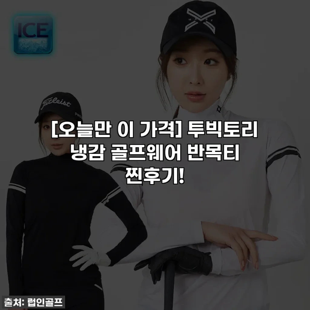 [오늘만 이 가격] 투빅토리 냉감 골프웨어 반목티 찐후기!