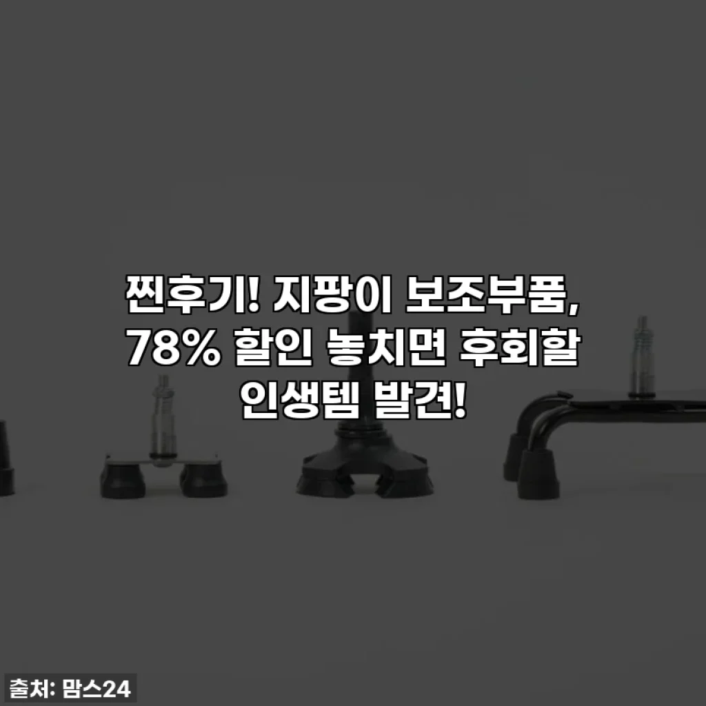 찐후기! 지팡이 보조부품, 78% 할인 놓치면 후회할 인생템 발견!