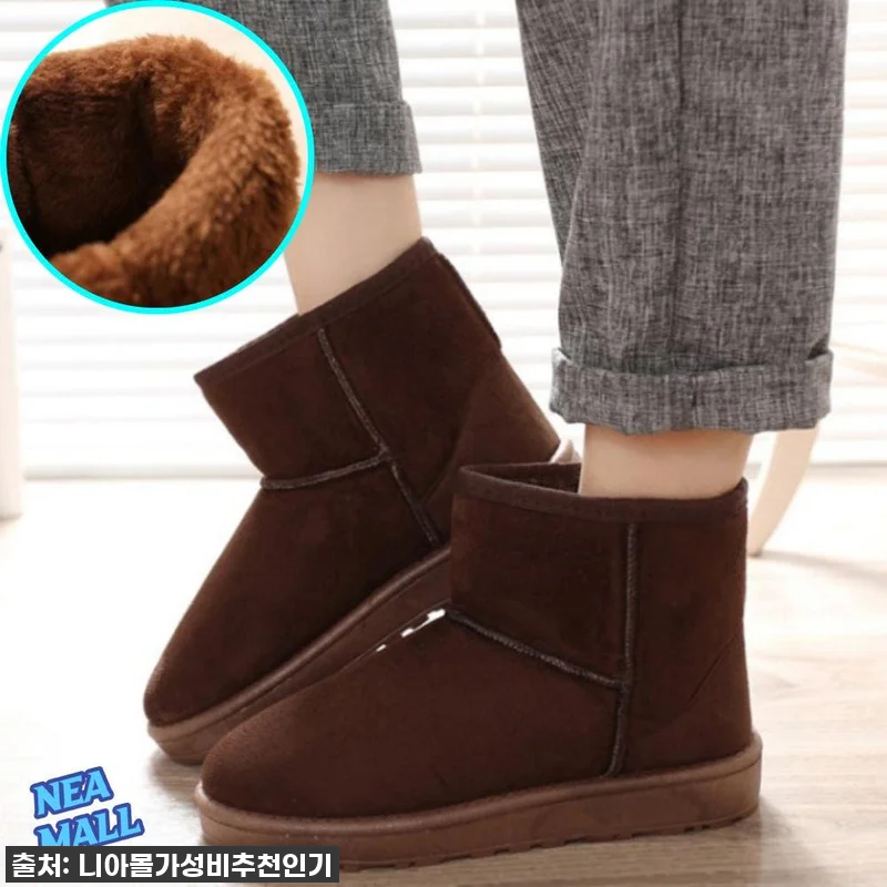 따뜻한 겨울털부츠 기모 부드러운 여성 관련 이미지 1