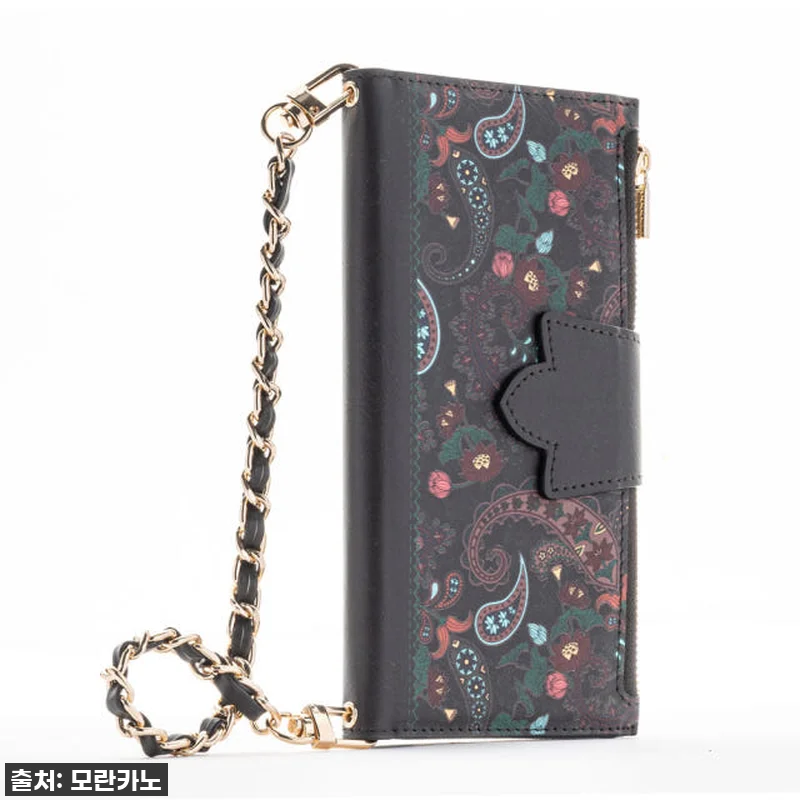 카루소 페이즐리 지퍼 지갑형 가죽 지 관련 이미지 1