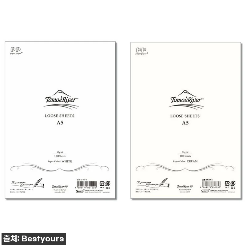 토모에리버 종이 루즈 시트 무지 A5 관련 이미지 1