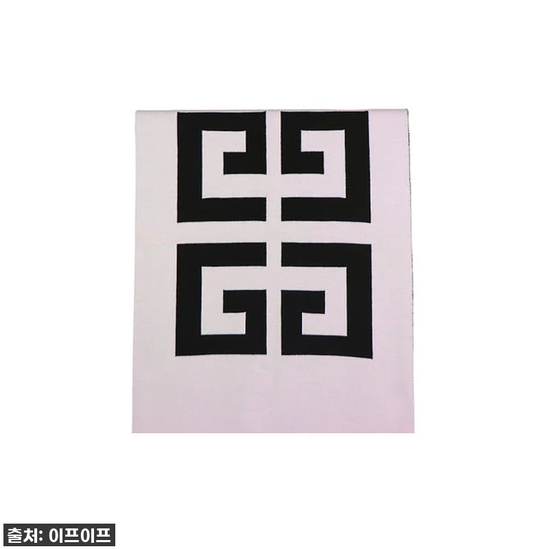지방시 로고 프린팅 울 머플러 GW5 관련 이미지 2