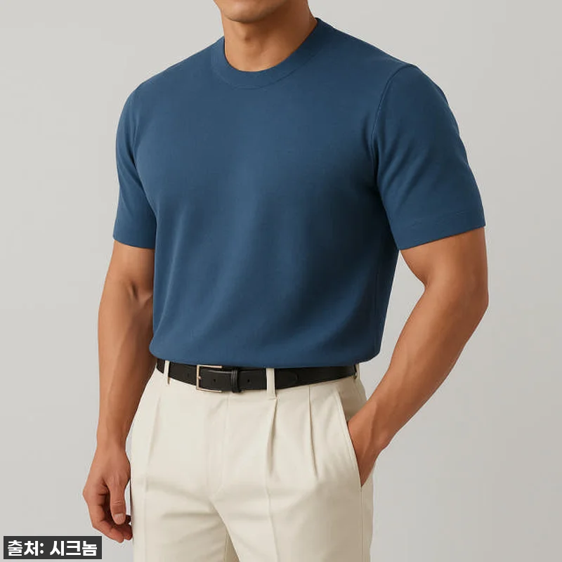 찐후기: 여름에 시원한 '머슬핏 남자 관련 이미지 3