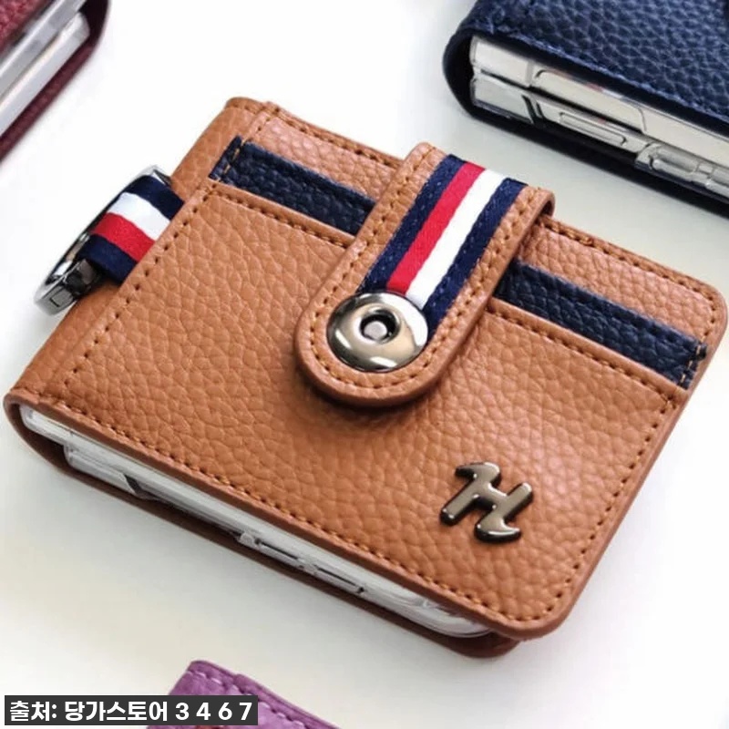 힙 가죽 지갑 다이어리 카드 수납 케 관련 이미지 3