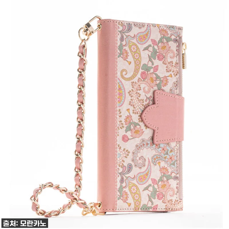 카루소 페이즐리 지퍼 지갑형 가죽 지 관련 이미지 3