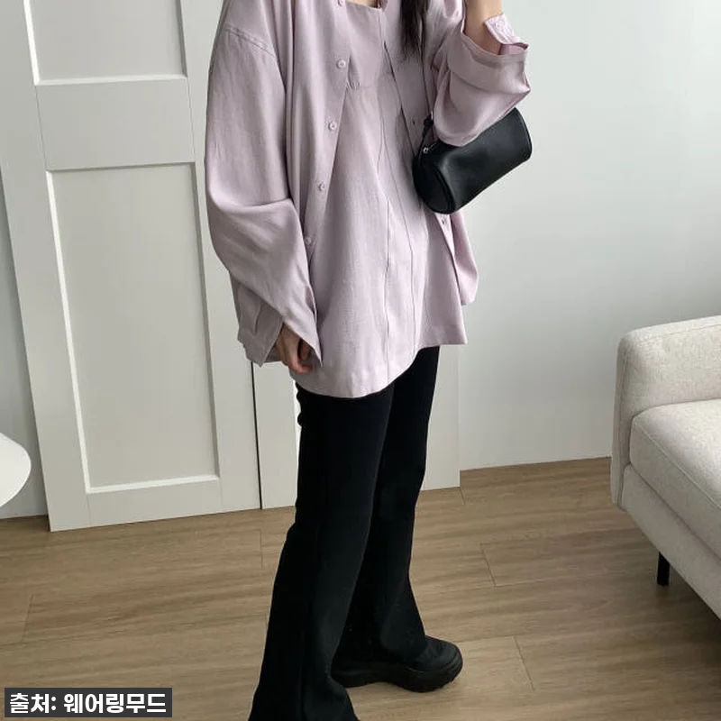 탄탄 부츠컷팬츠 슬림핏 스판바지 하이 관련 이미지 3