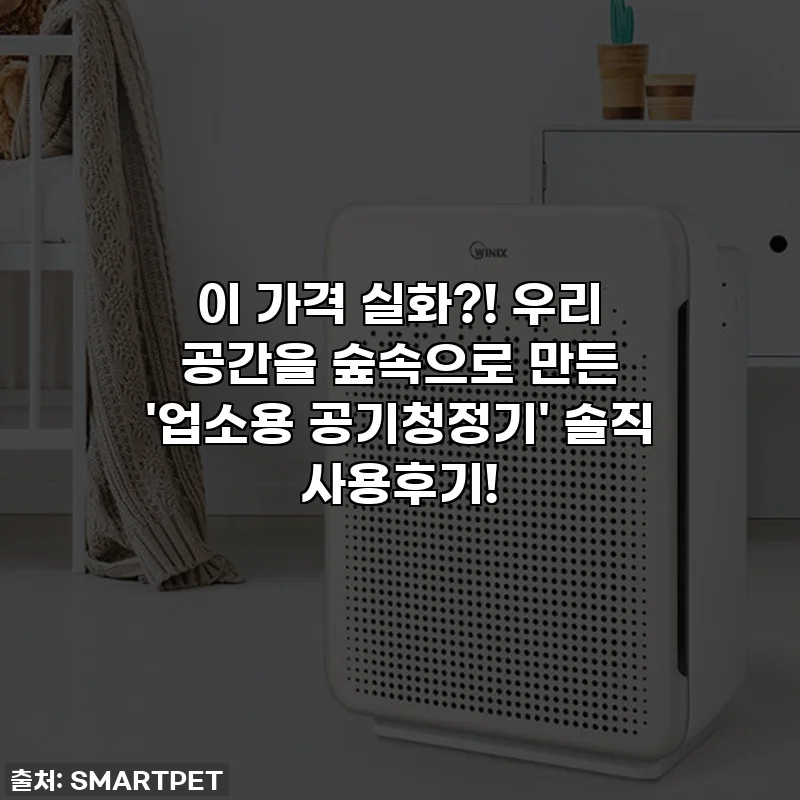 이 가격 실화?! 우리 공간을 숲속으로 만든 '업소용 공기청정기' 솔직 사용후기!