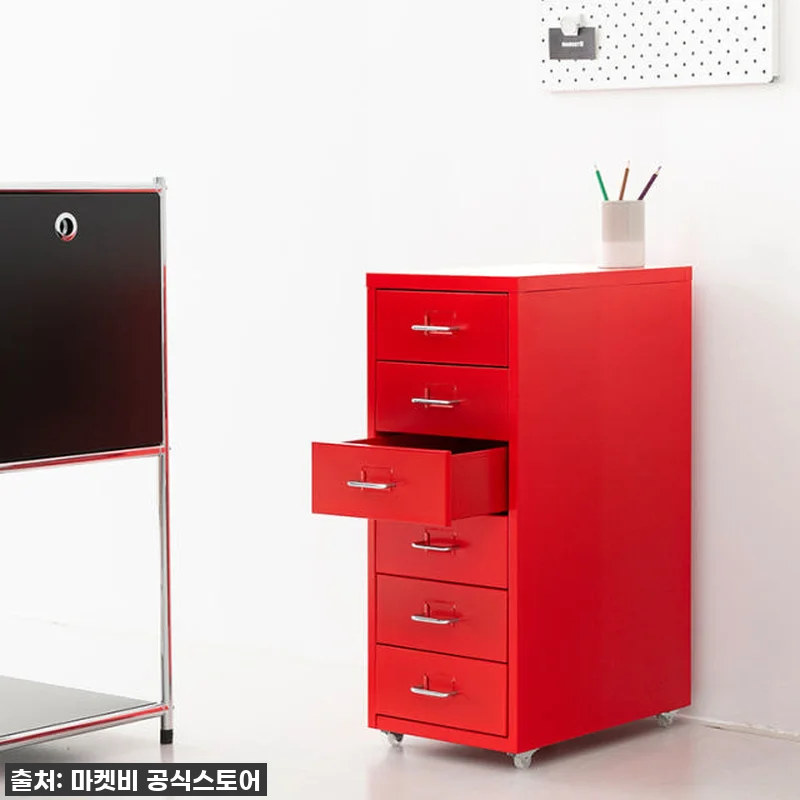 품절대란템! 피하 서랍장 6단 레드, 관련 이미지 5