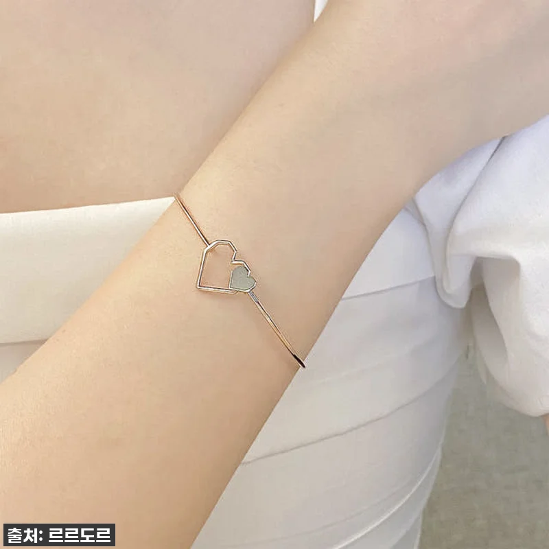 이 가격 실화?! 14K 투톤 하트 관련 이미지 5