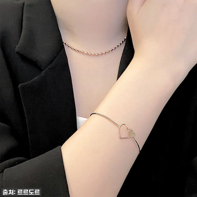 이 가격 실화?! 14K 투톤 하트 관련 이미지 7