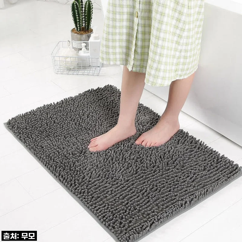 진심 추천! 욕실 미끄럼 사고 막아줄 찐필수템, TPR 미끄럼방지 타올발매트 루프타올!