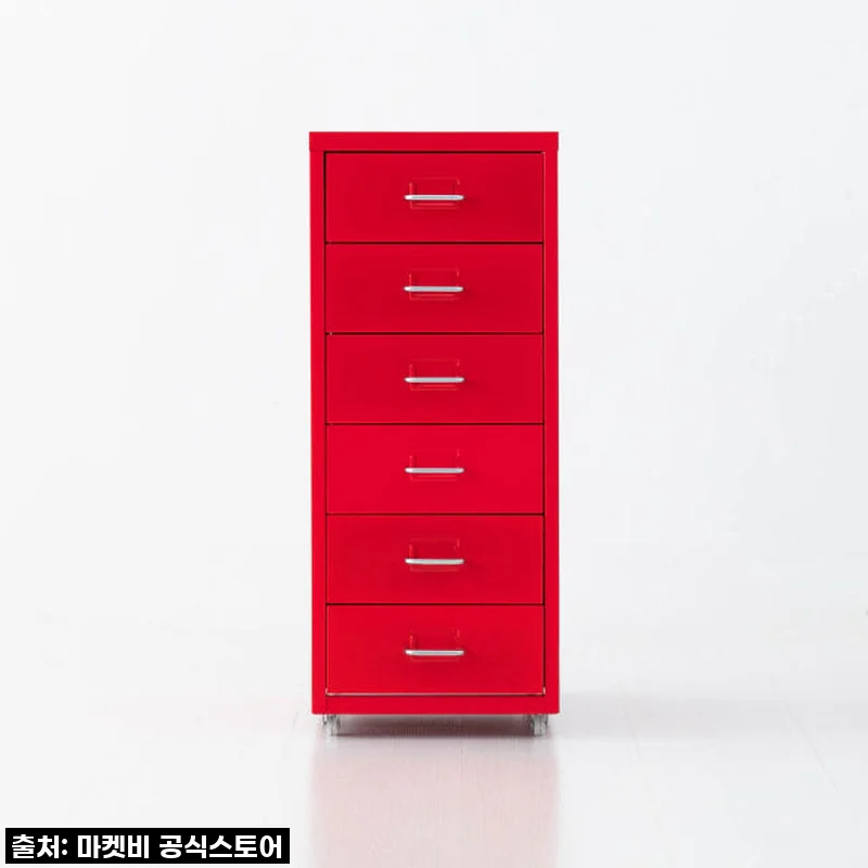 품절대란템! 피하 서랍장 6단 레드, 찐내돈내산 사용후기! 깔끔한 수납으로 삶의 질 UP!