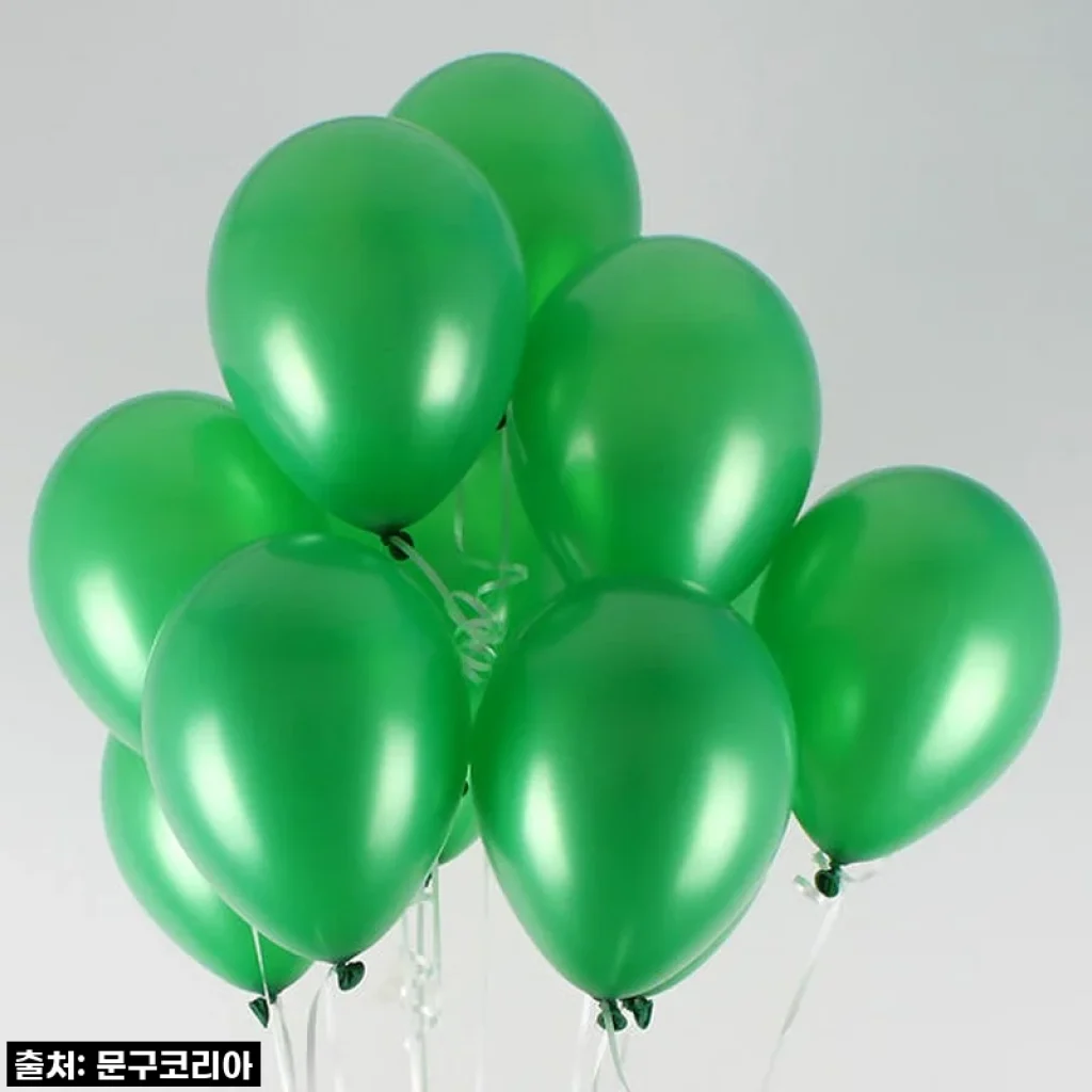 찐후기! 13cm 녹색 펄 풍선으로 파티 분위기 제대로 살렸어요! (1% 할인 꿀팁 포함)