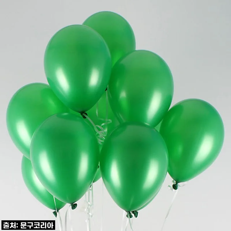 찐후기! 13cm 녹색 펄 풍선으로 파티 분위기 제대로 살렸어요! (1% 할인 꿀팁 포함)