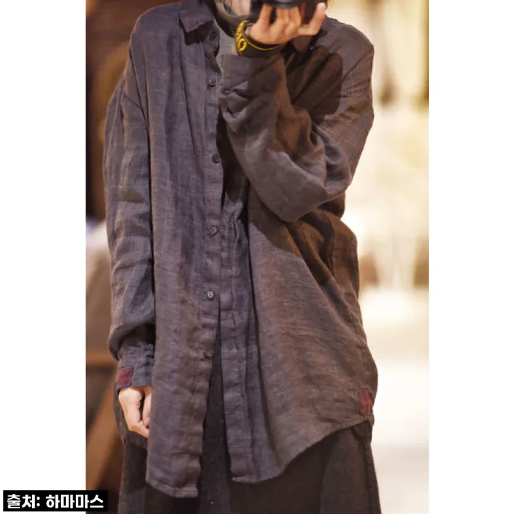 품절임박! 올여름 인생템 등극! 하마마스 린넨 패치 롱블라우스 찐후기!