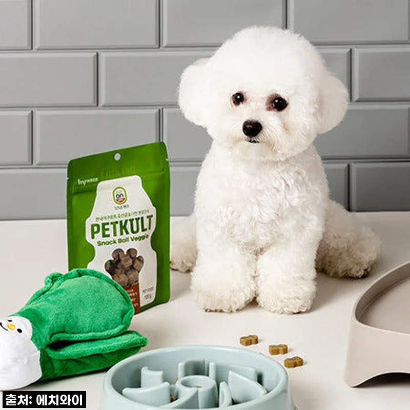 ⭐ 우리 솜이 찐 영양 간식! 펫쿠르트 스낵볼 베지 100g, 품절되기 전에 쟁여야 할 필수템! ⭐