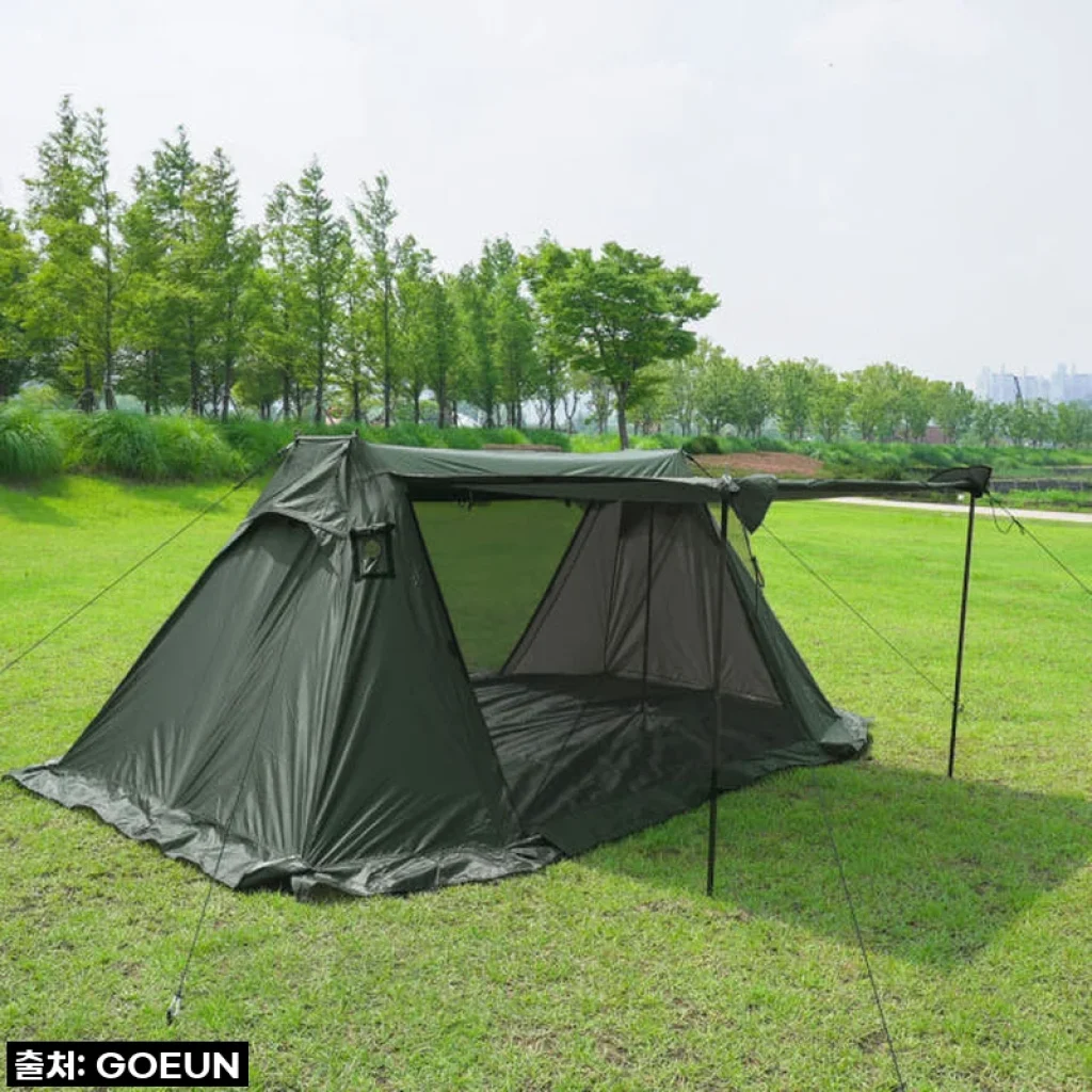 이 가격 실화?! 솔캠족 심쿵 주의🚨 고은 트라이 A형텐트, 이거 하나면 캠핑 끝!