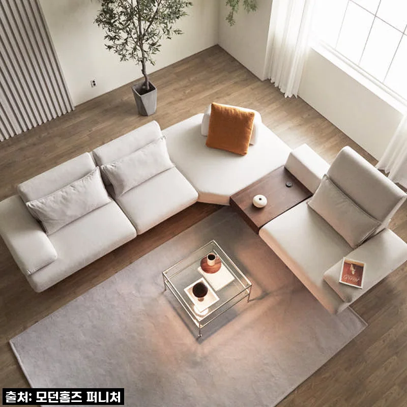 인생 소파 찾았다! 모던홈즈 어거스트 코너 리프트업 스윙 패브릭 소파, 찐 내돈내산 후기!