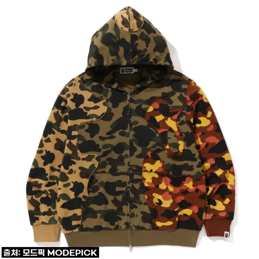 이거 하나면 올겨울 보온걱정 끝! 베이프 1ST CAMO 후드집업 실물 후기