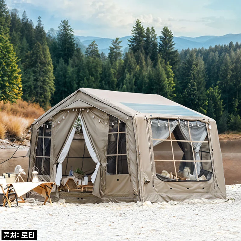 이번 캠핑, 로티캠프 제로스트 에이맥스 에어 텐트 하나로 감성까지 꽉 잡았어요! (찐내돈내산 후기)