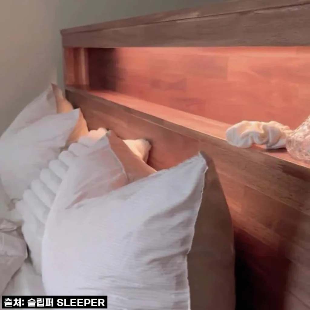 신혼부부 침대, 이제 방황은 끝! 슬립퍼 리버 원목 수납형 침대로 완성한 꿀잠 라이프 후기!