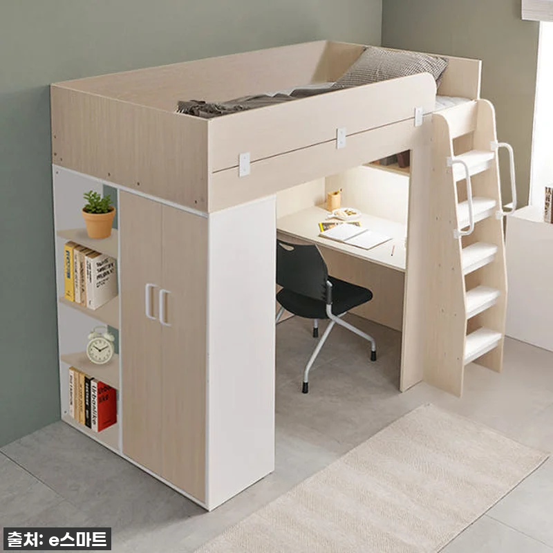 e스마트 퓨어 2층 성인 책상 수납 관련 이미지 1