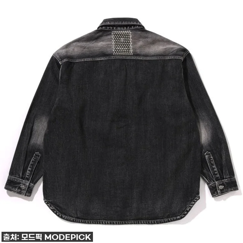 베이프 사시코 패치워크 셔츠: 단 한 관련 이미지 1