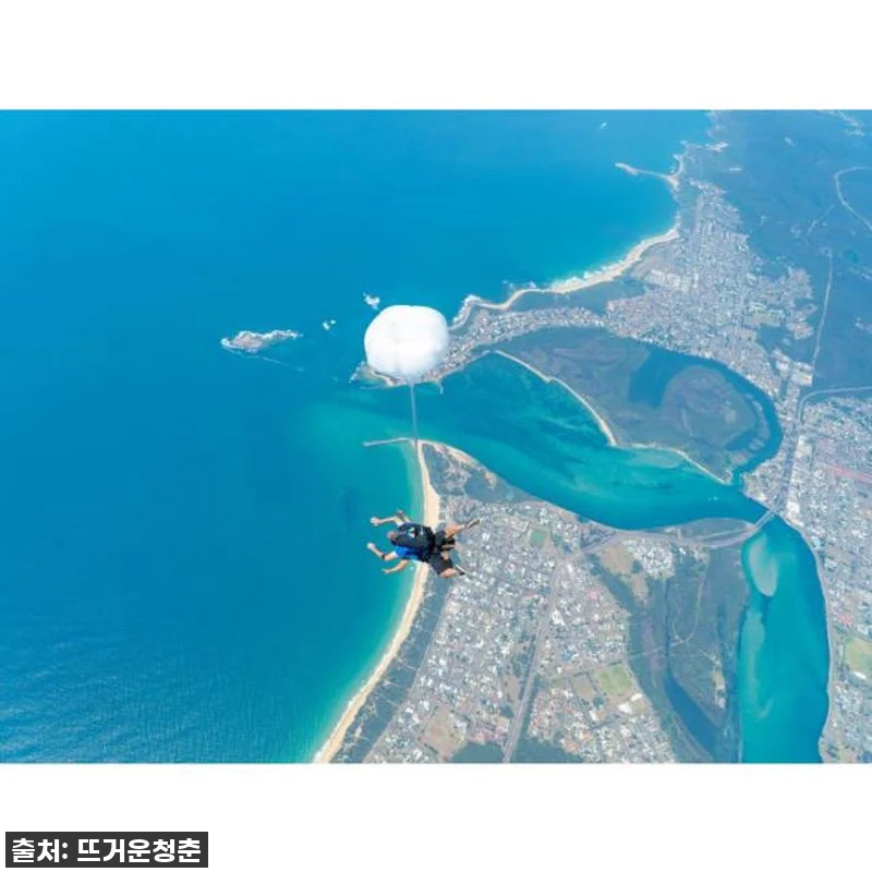 호주 시드니 뉴캐슬 스카이다이빙, 직 관련 이미지 1