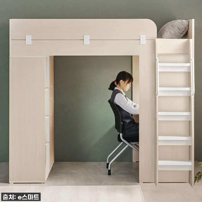 e스마트 퓨어 2층 성인 책상 수납 관련 이미지 2