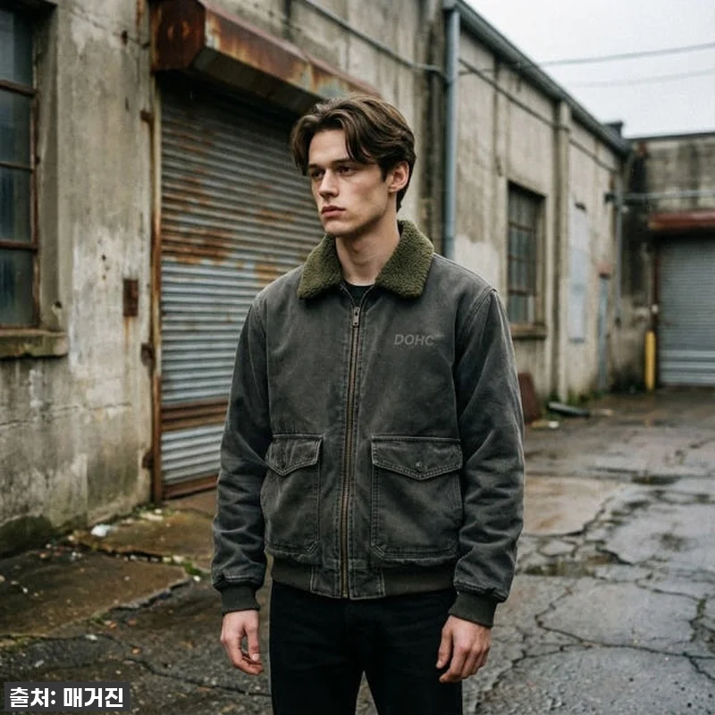 DOHC 헤리티지 쉐르파칼라 루즈핏 관련 이미지 2