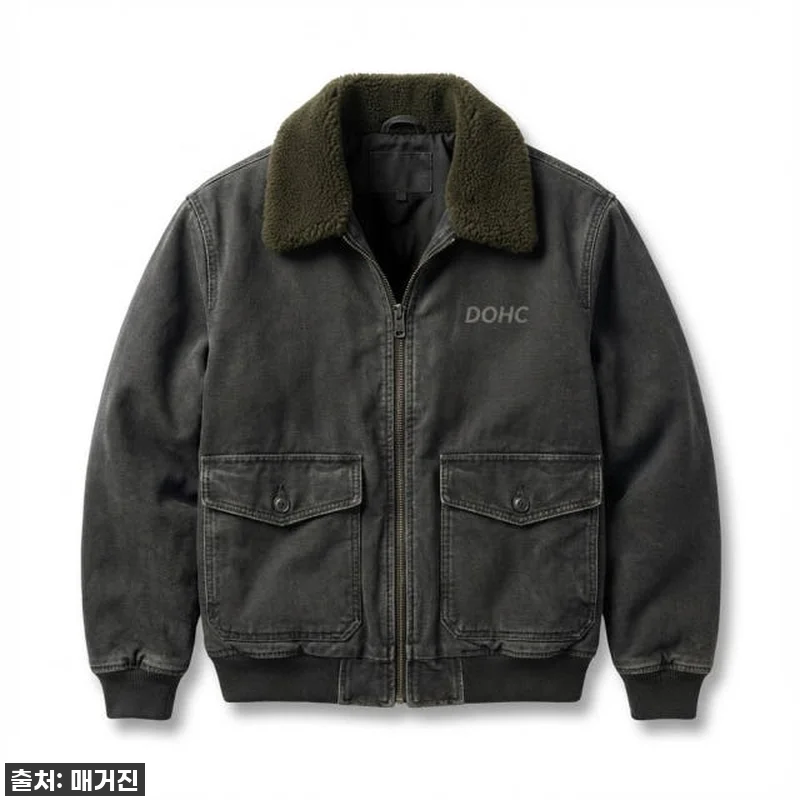 DOHC 헤리티지 쉐르파칼라 루즈핏 관련 이미지 3