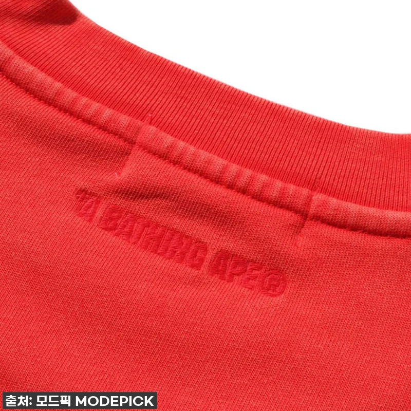 베이프 맨투맨 GARMENT DYE 관련 이미지 5