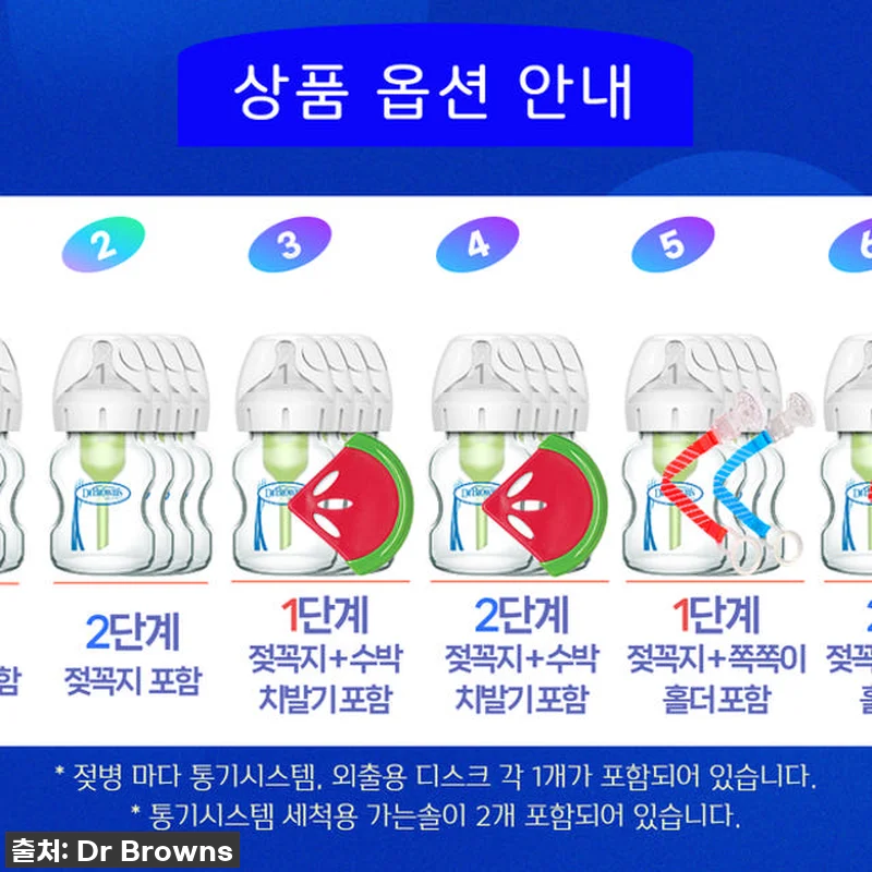 닥터브라운 유리 베이직 와이드넥 젖병 관련 이미지 8