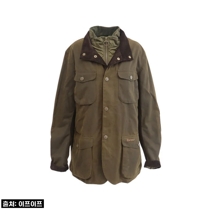 가을비도 즐거운 감성! 바버 왁스 사파리 자켓 MWX0700OL51, 직접 입어보니