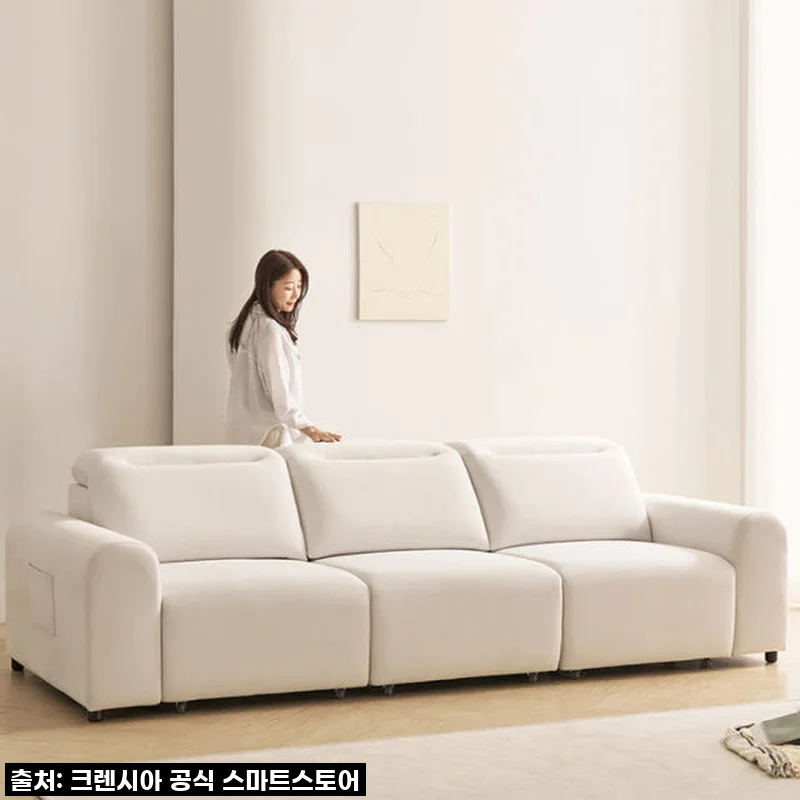 프린홈 스마트 슬릭 무빙 모션 리클라이너 소파, 우리 집 거실을 영화관으로 만들다! (4인용 아이보리 솔직 후기)