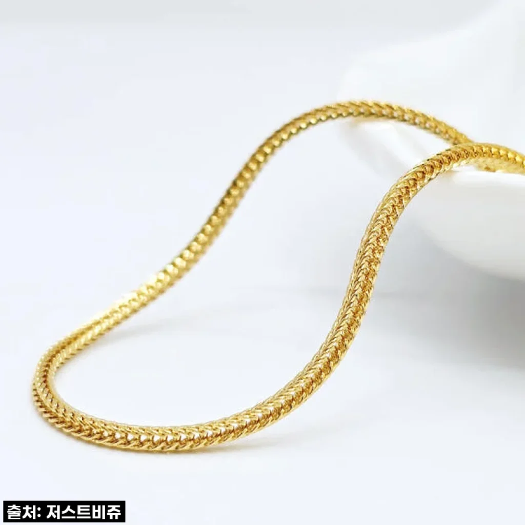 24k 폭스체인 여자 순금팔찌