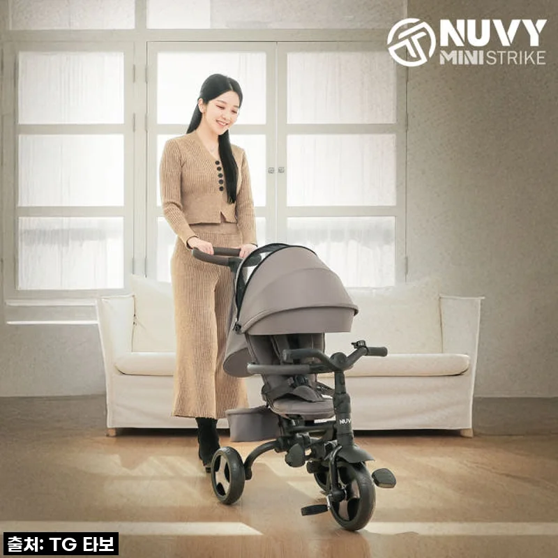 [누비앤타보] NUVY 유모차 자전거, 우리 아기가 홀딱 반했어요!